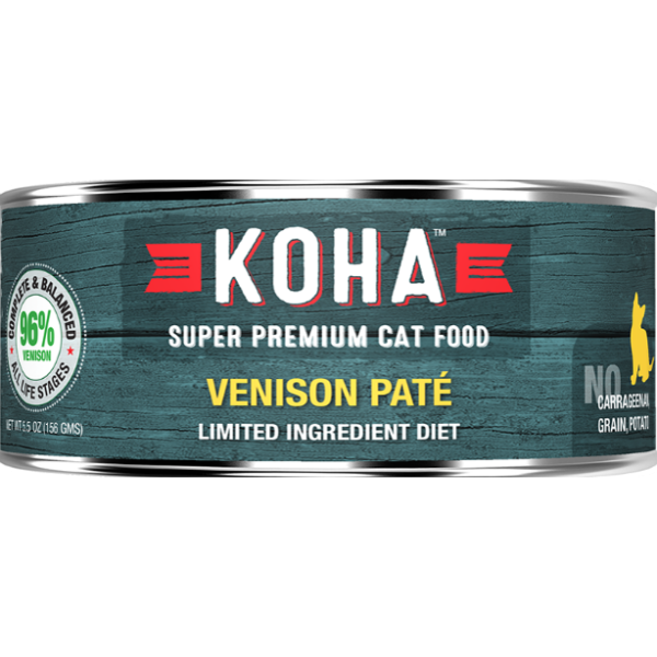 KOHA Chicken Pâté Wet Cat Food, 5.5 oz can, case of 24 G5 Feed