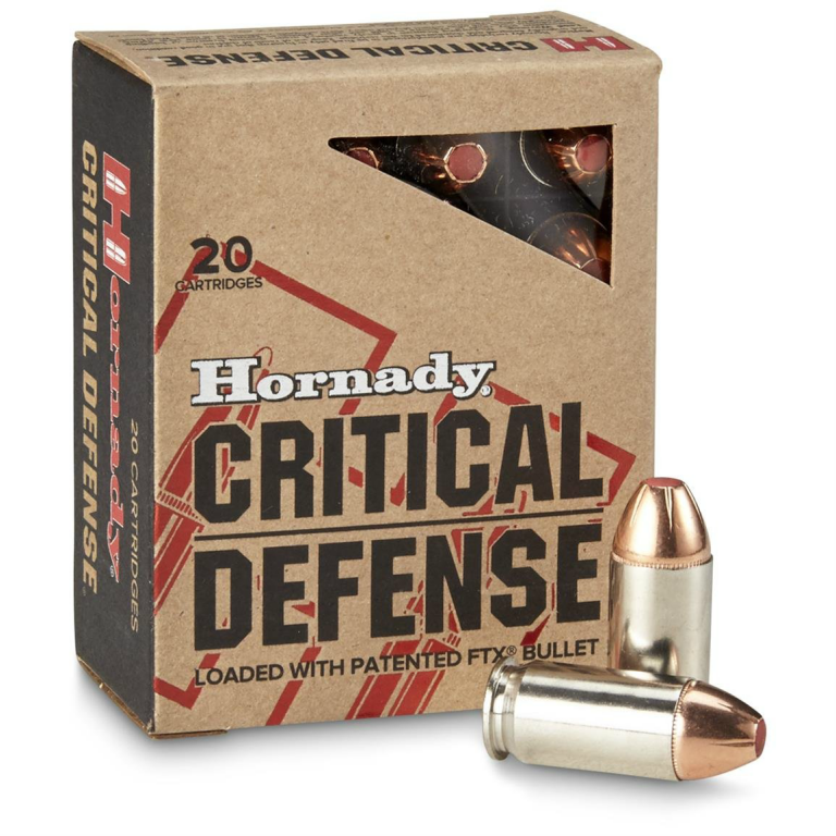 Hornady Critical Defense 45 AUTO, 185 grain, FTX, H90900, 20 rounds ...