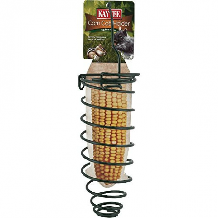 Kaytee Corn Cob Holder Squirrel Feeder G5 Feed & Outdoor G5 Feed