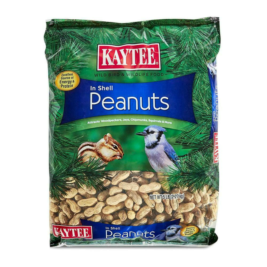 Kaytee Peanuts in Shell for Wild Birds, 5Pound G5 Feed & Outdoor