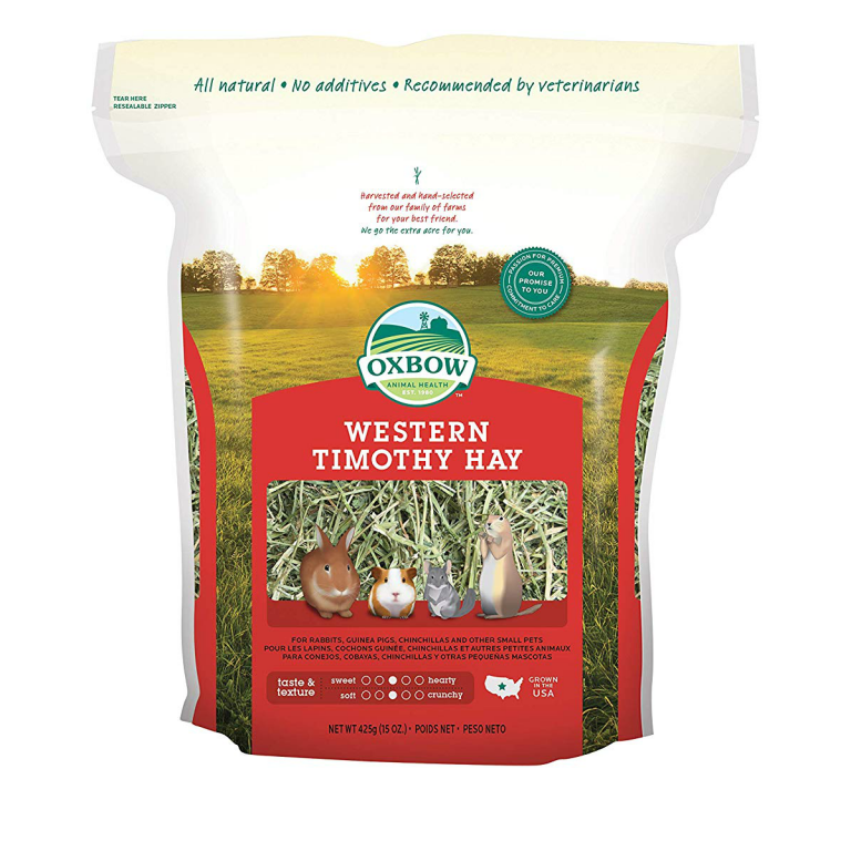 Oxbow Animal Health Western Timothy Hay For Pets, 90Ounce G5 Feed